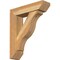 Ekena Millwork Funston Slat Rough Sawn Bracket w/ Offset Brace, Western Red Cedar, 6"W x 22"D x 26"H BKT0604X22X26FST06RWR - alternate 1